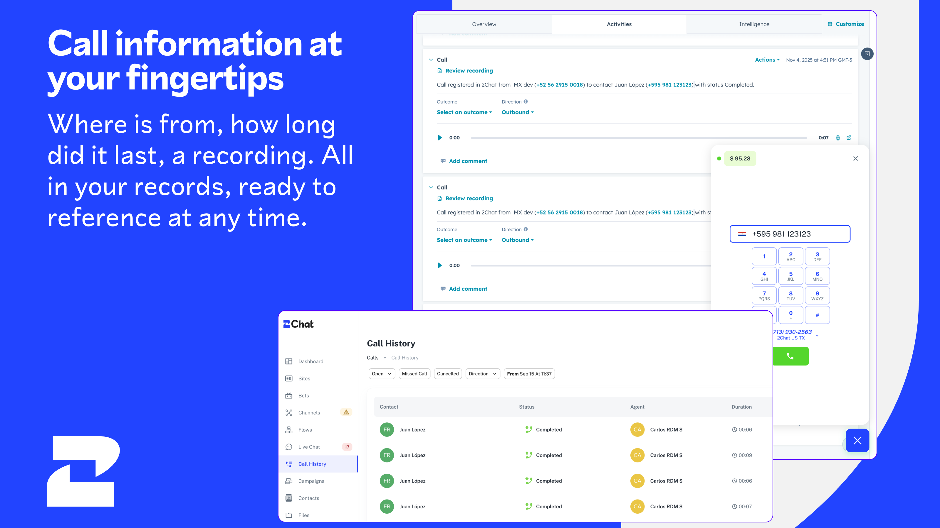 Every Call, Every Recording. Instantly Logged in HubSpot.